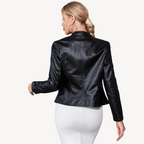 R&B | Schwarze Lederjacke für Damen