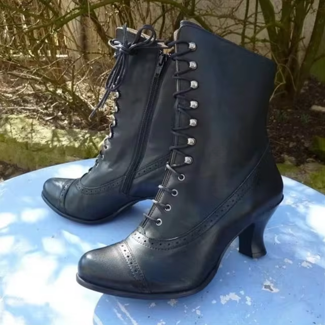 R&B | Lederstiefel mit Schnürung