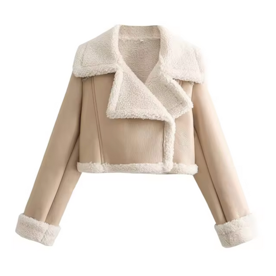 R&B | Kurze Kunstlederjacke