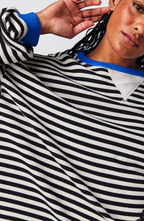 R&B | Übergroßer Pullover Gestreifter, Gemütlicher Pullover