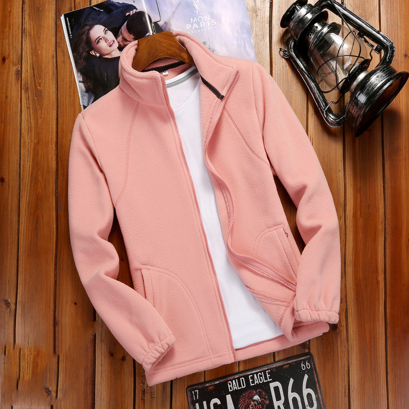 R&B | Fleecejacke Damen Reißverschluss-Fleece mit Stehkragen