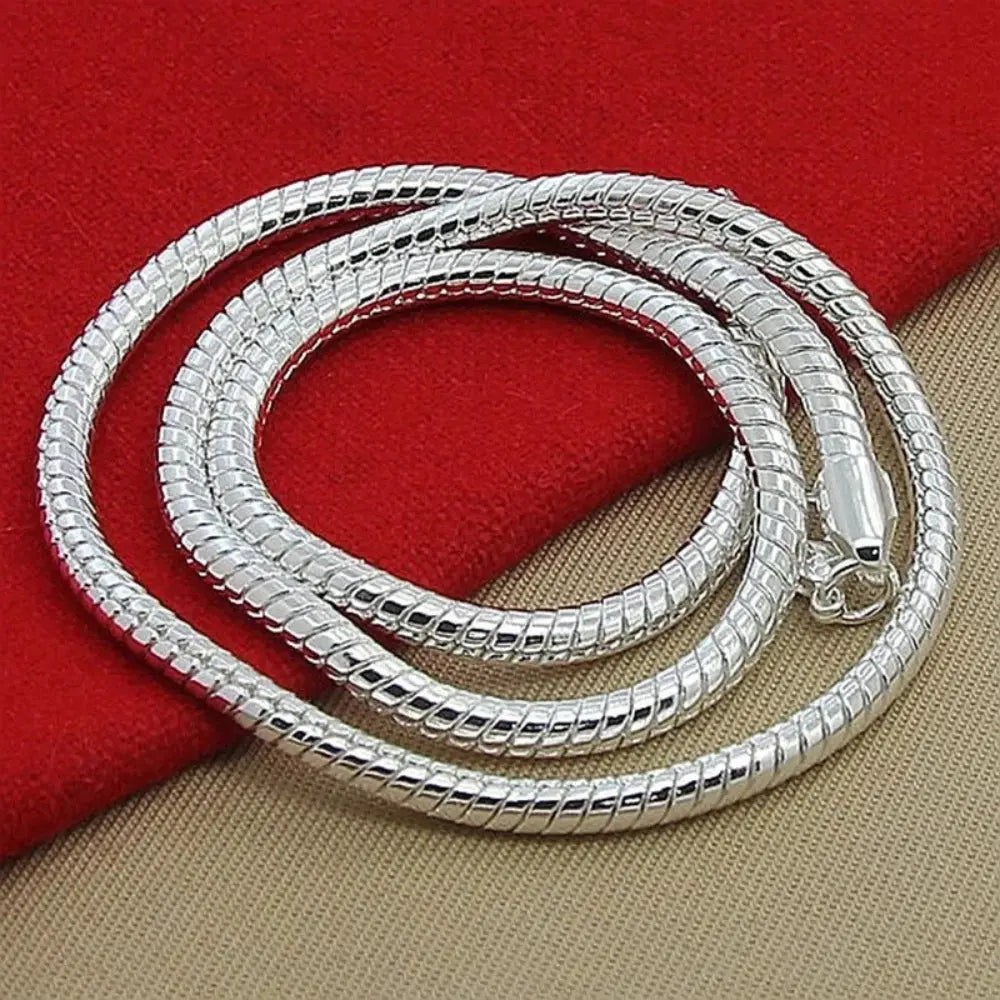 R&B | 925 3Mm Sterling Silber Schlangen Kette