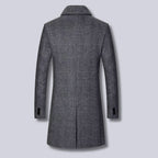 R&B | Karierter Woll-Trenchcoat