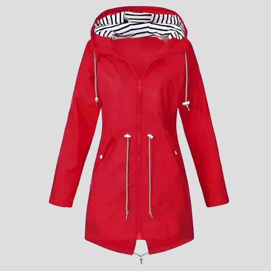 R&B | Wasserdichte Damenjacke mit Kapuze