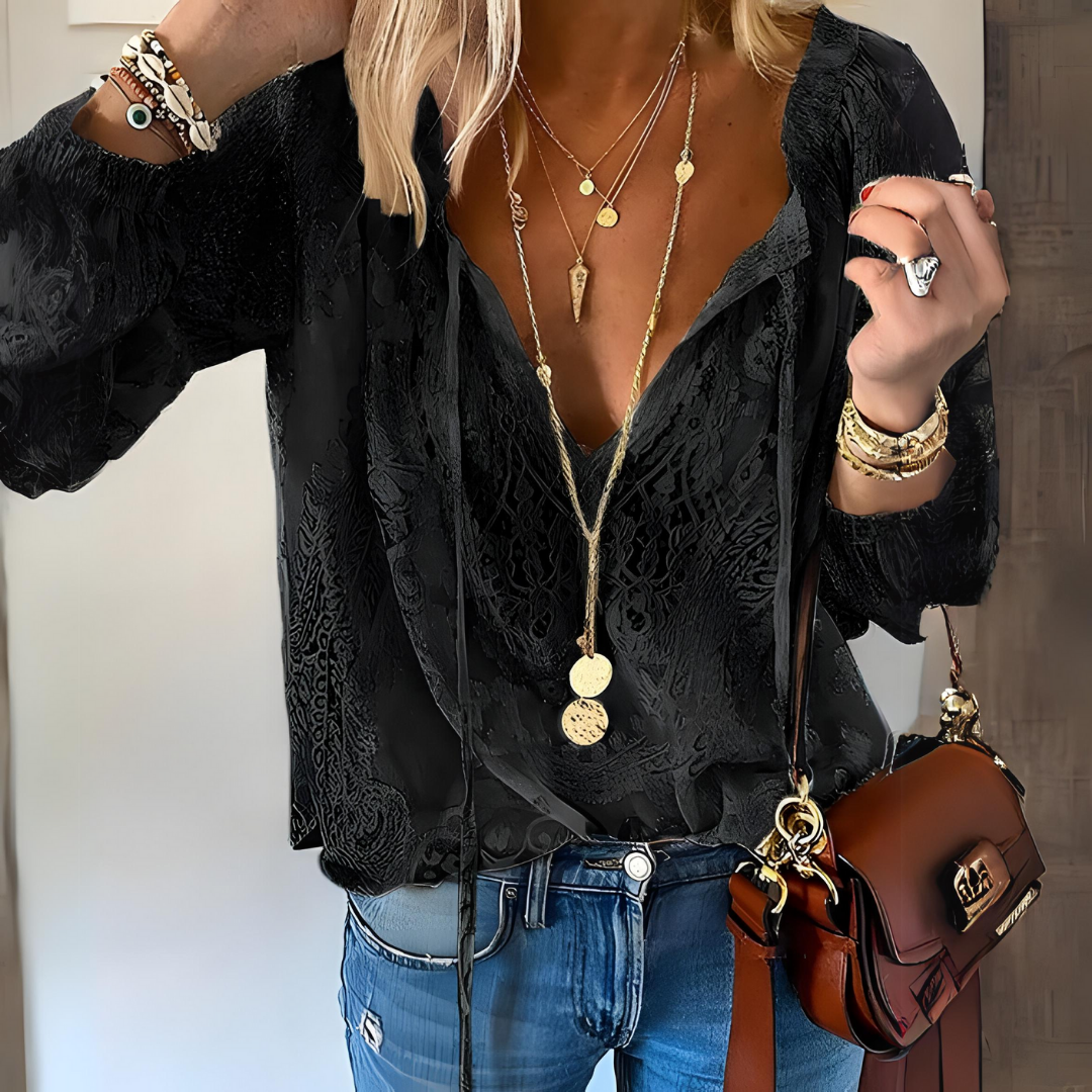Heidi-Mode | Häkelte Boho-Bluse für Damen