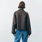 R&B | Damen Oversized Button Down Winter Mantel Warme