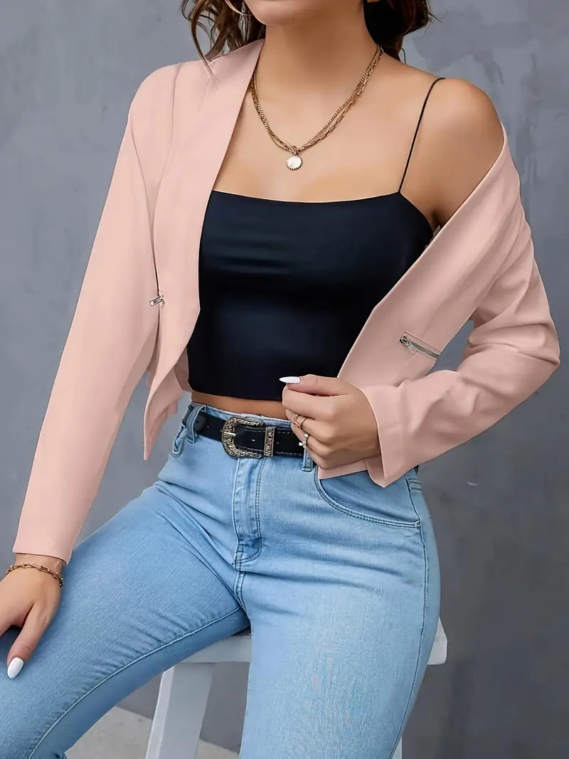 R&B | Blazer mit Reißverschlusstaschen