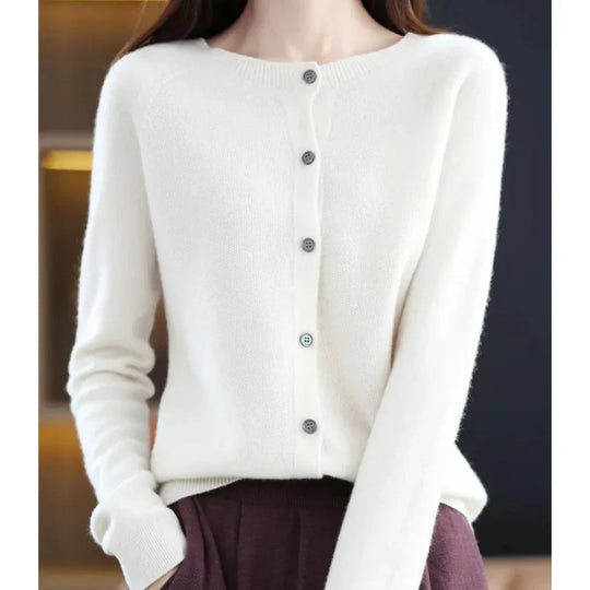 R&B - O-Ausschnitt Cardigan Pullover