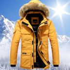 R&B | Parka Herren mit Pelzukragen