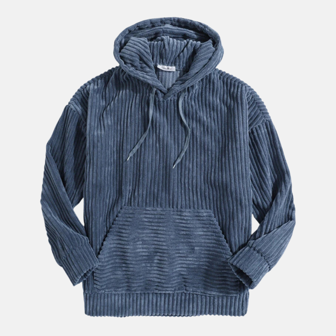 R&B | Klassiker Hoodie Aus Cordmaterial für Männer