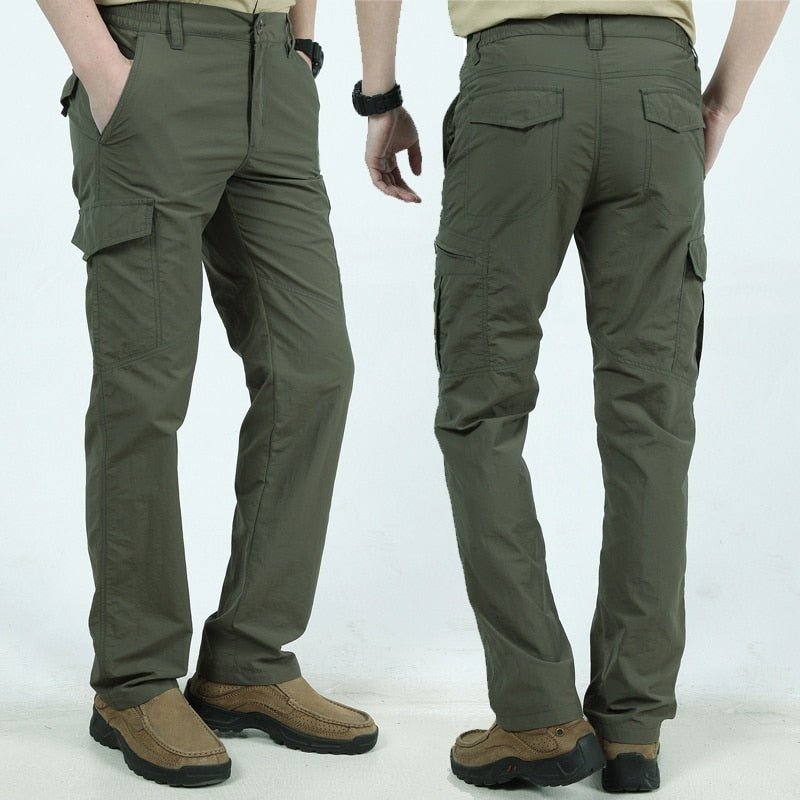 R&B | Funktionale und Stilvolle Herren Cargo Hose mit Praktischen Klappen Taschen