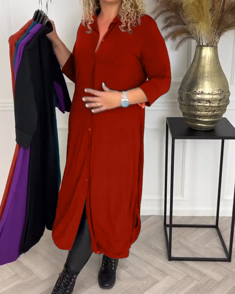 R&B | Hemdkleid mit Knöpfen