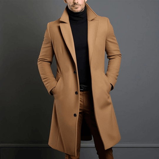R&B | Herren langer Wintermantel