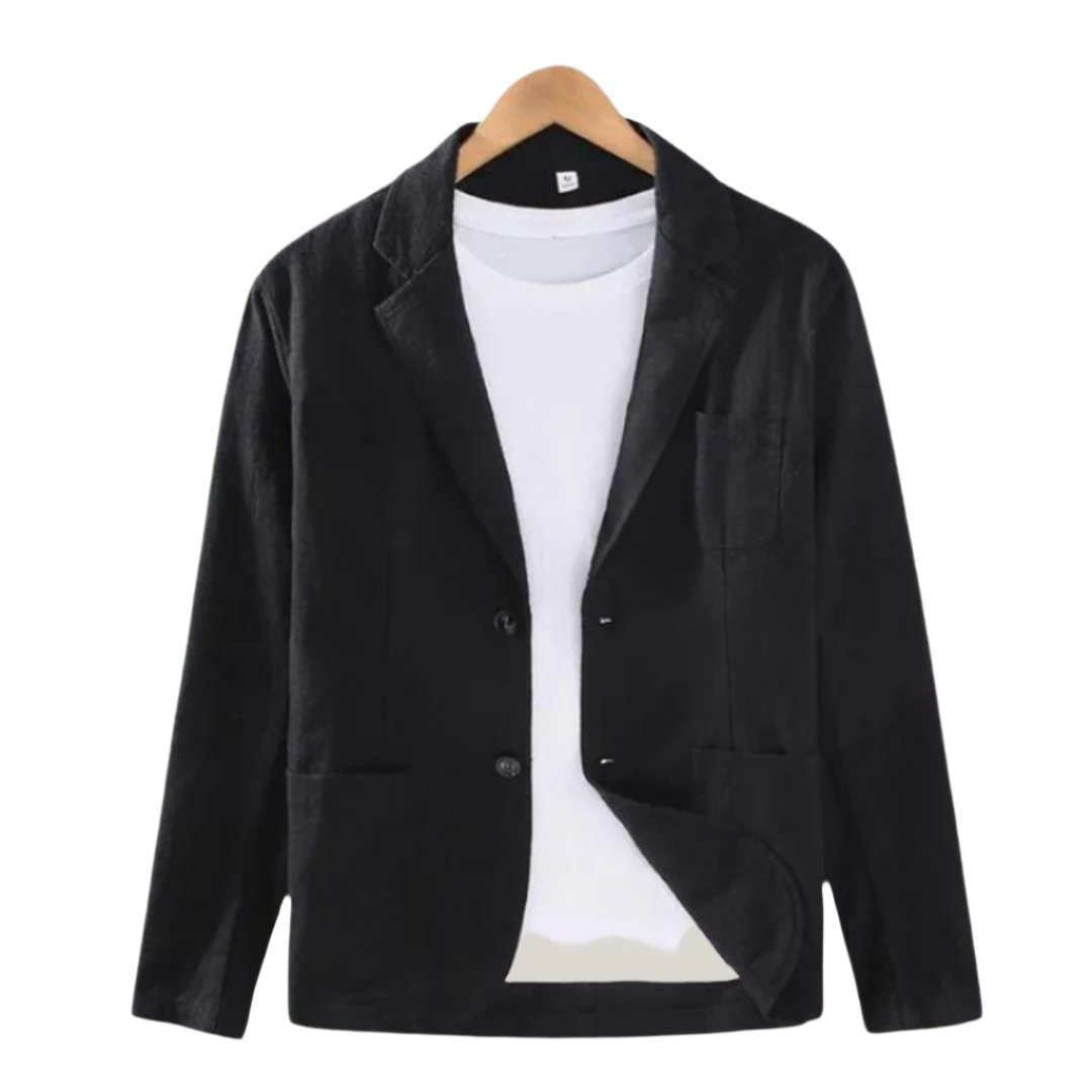 R&B | Herren Eleganter Italienischer Leinenblazer Charmante Jacke für Männer