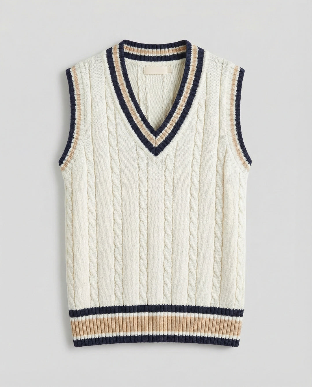 R&B | Ärmelloser Pullover Von Old Money