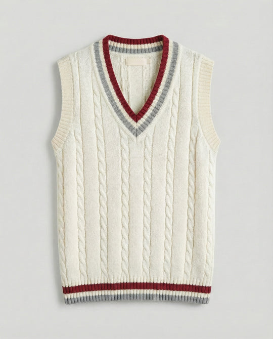 R&B | Ärmelloser Pullover Von Old Money