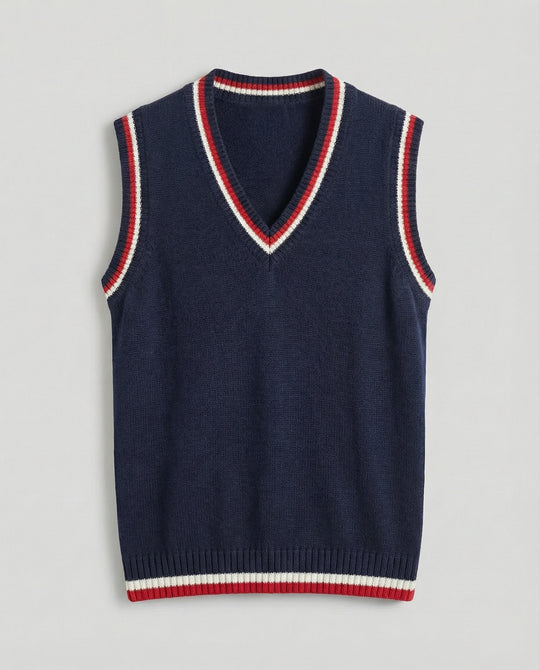 R&B | Ärmelloser Pullover Von Old Money