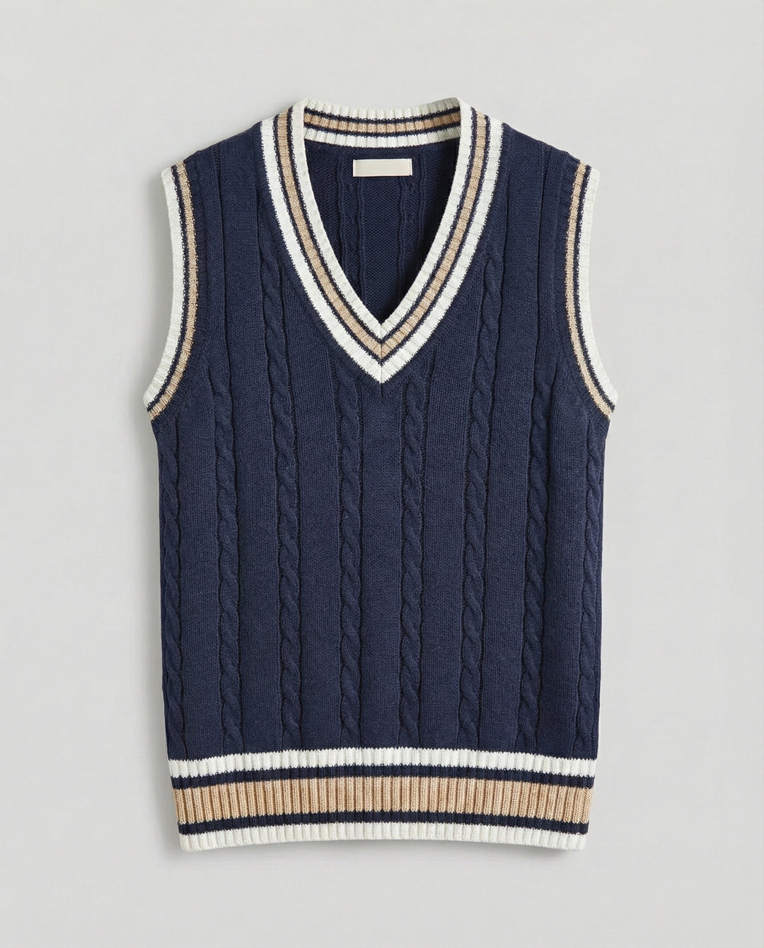 R&B | Ärmelloser Pullover Von Old Money
