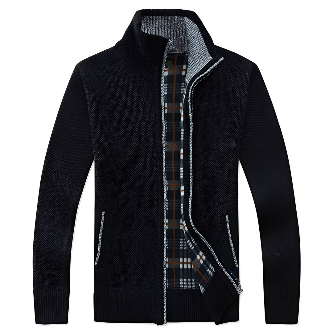 R&B | Klassischer Cardigan mit Futter für Männer