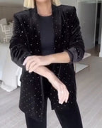 R&B | Diamant Samt Blazer