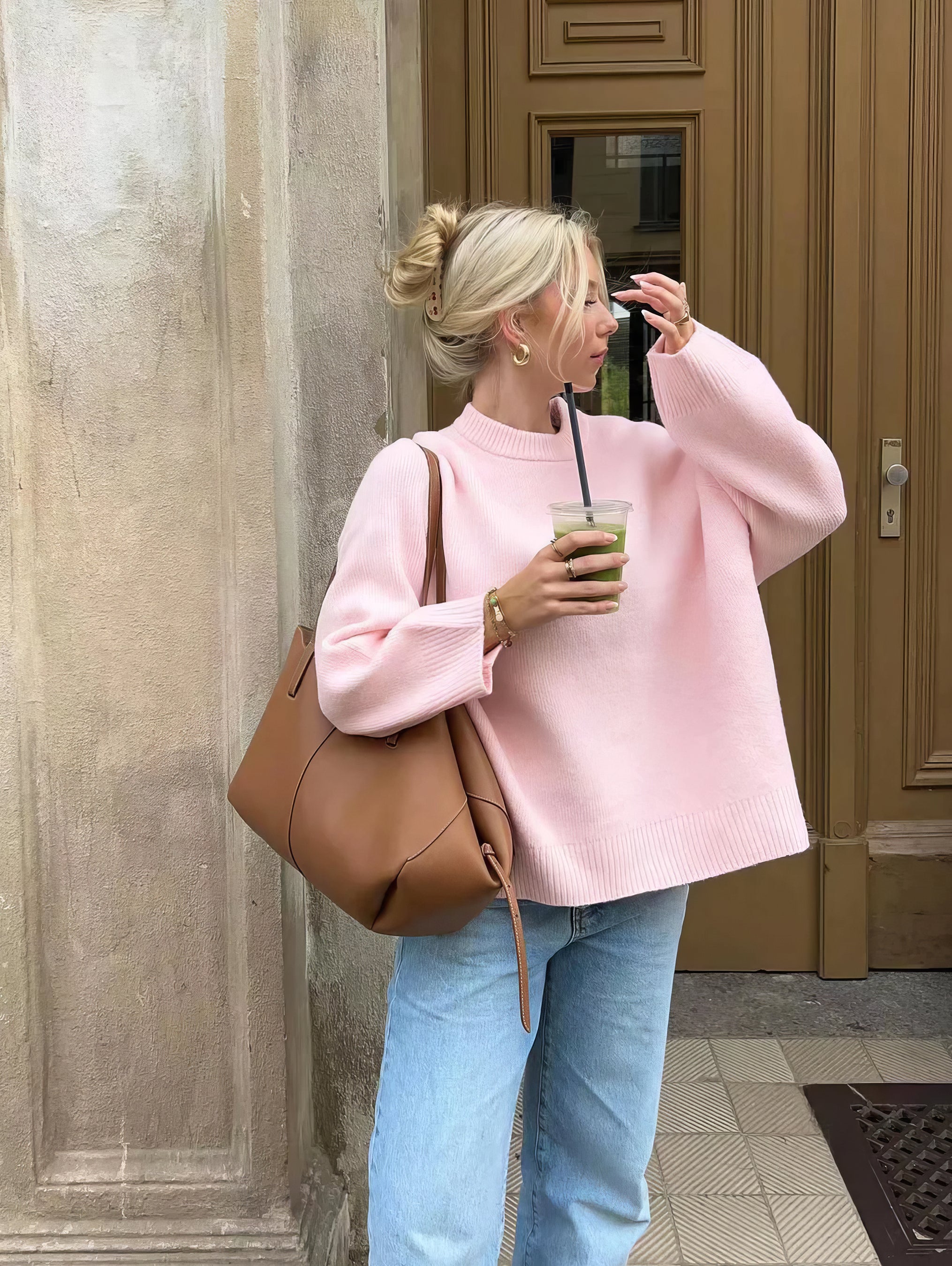 R&B | Oversized Strickpullover Weich und Lässig Perfekt für Den Alltag