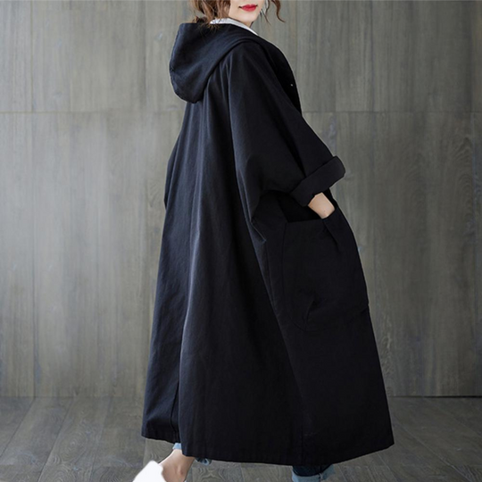 R&B | Trenchcoat Lang für Frauen Warm