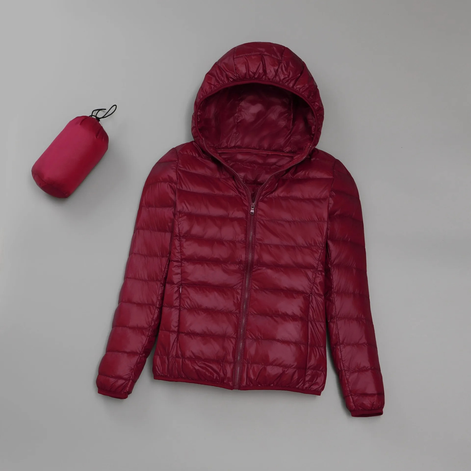 R&B | Leichtgewicht Gewatteete Jacke Mit Kapuze