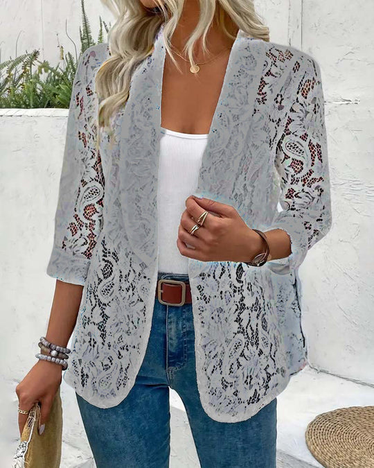 R&B | Eleganter Blazer mit Spitze