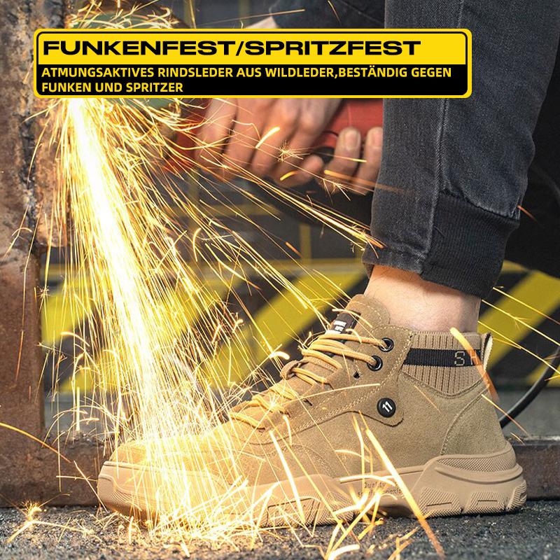 Leicht Stahlkappe Schuhe Berufsschuhe Sportlich Atmungsaktiv Schutzschuhe R&B