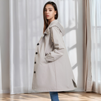 R&B | Komfortable wasserdichte Damenjacke mit Kapuze