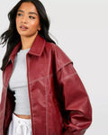 R&B | Schicke Lederbomberjacke für Damen Khalil
