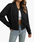 R&B | Bomberjacke Stepp-Design Modern Freizeit Übergangsjacke