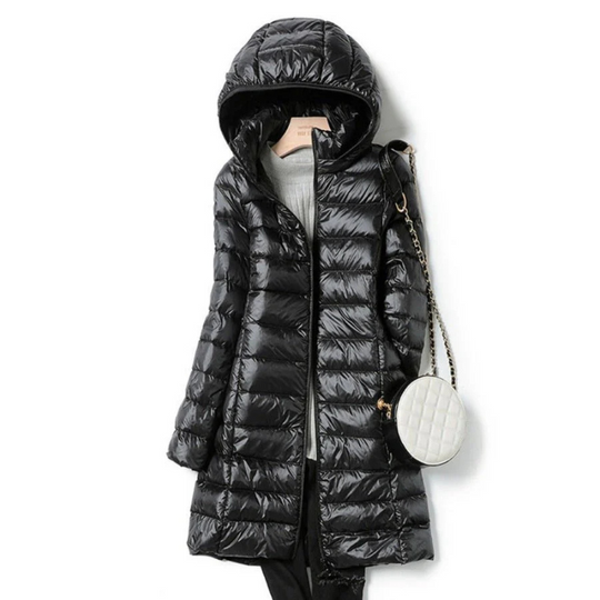 R&B | Winterjacke mit Kapuze für Damen Puffer