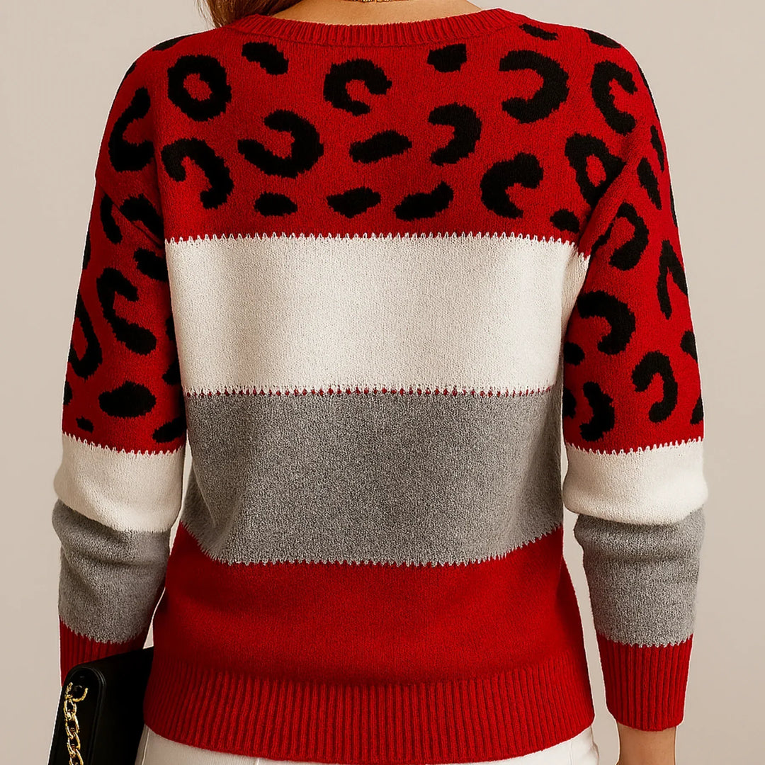 R&B | Leopard Luxus Pullover