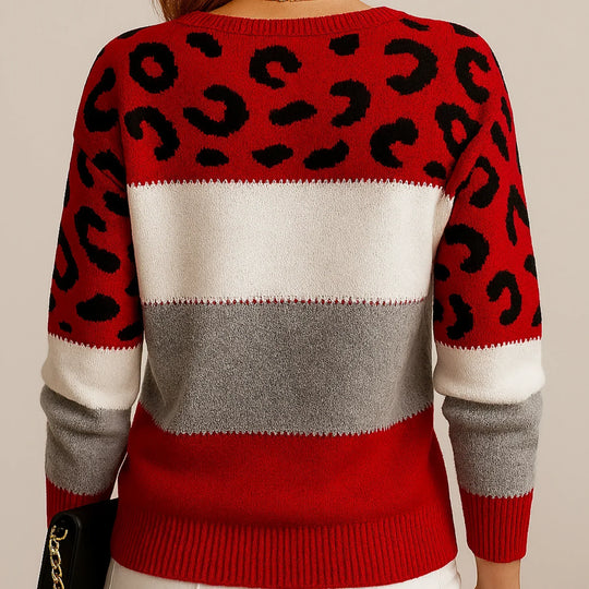 R&B | Leopard Luxus Pullover