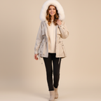 R&B | Winterparka mit Kapuze für Damen