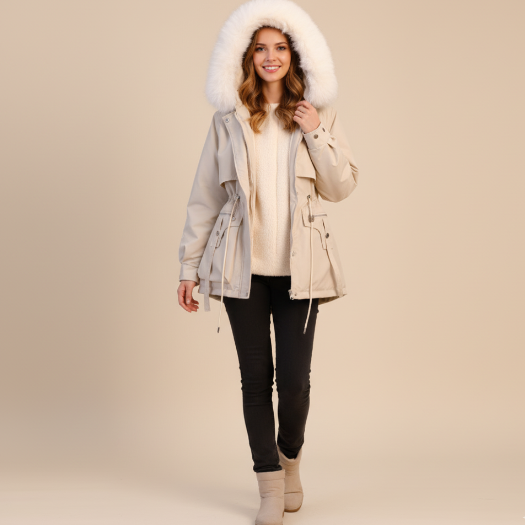 R&B | Winterparka mit Kapuze für Damen