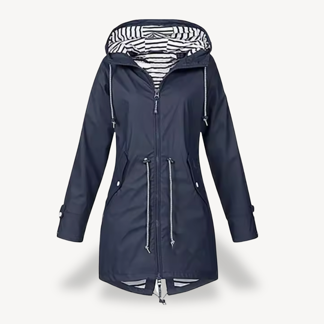 R&B | Damen Wasserdichte Kapuzenregenjacke