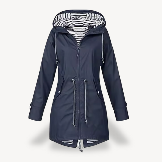 R&B | Damen Wasserdichte Kapuzenregenjacke