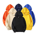 R&B | Unifarbener Kapuzenpullover Aus Baumwolle Für Frauen