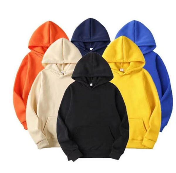 R&B | Unifarbener Kapuzenpullover Aus Baumwolle Für Frauen
