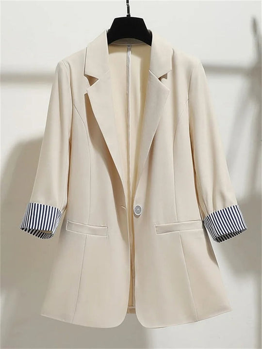 R&B | Schlichte Jacke mit Dreiviertelärmeln für Damen