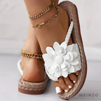 R&B | Damen-Sandalen mit Offener Zehenspitze und Eleganten Geflochtenen Riemen