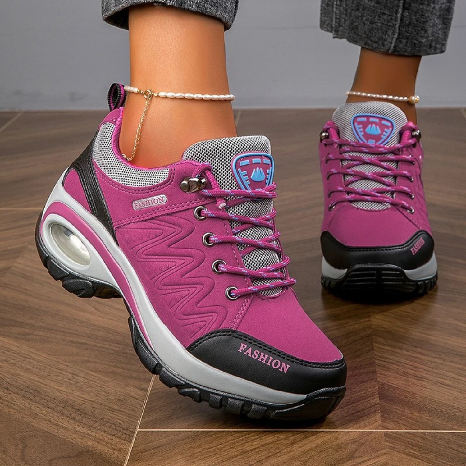Wasserdichte bunte Damen Wanderschuhe