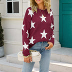 R&B | Sternstrickpullover Mit Verspieltem Muster