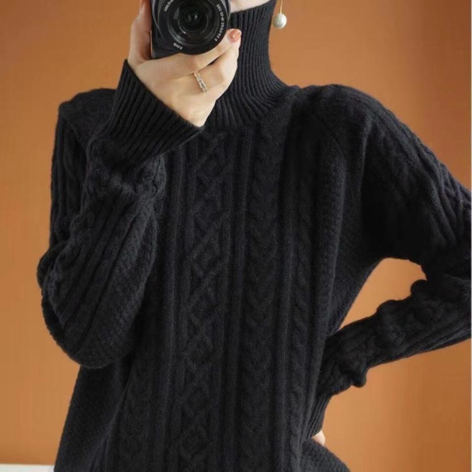 R&B | Gestrickter Rollkragenpullover