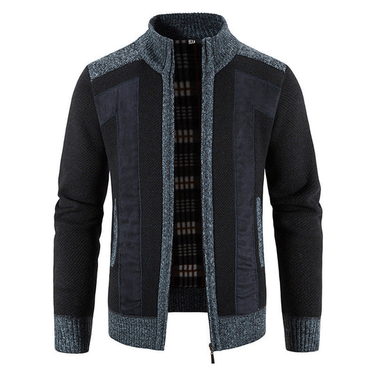 R&B | Lässige Plüschjacke mit Reißverschluss für Männer