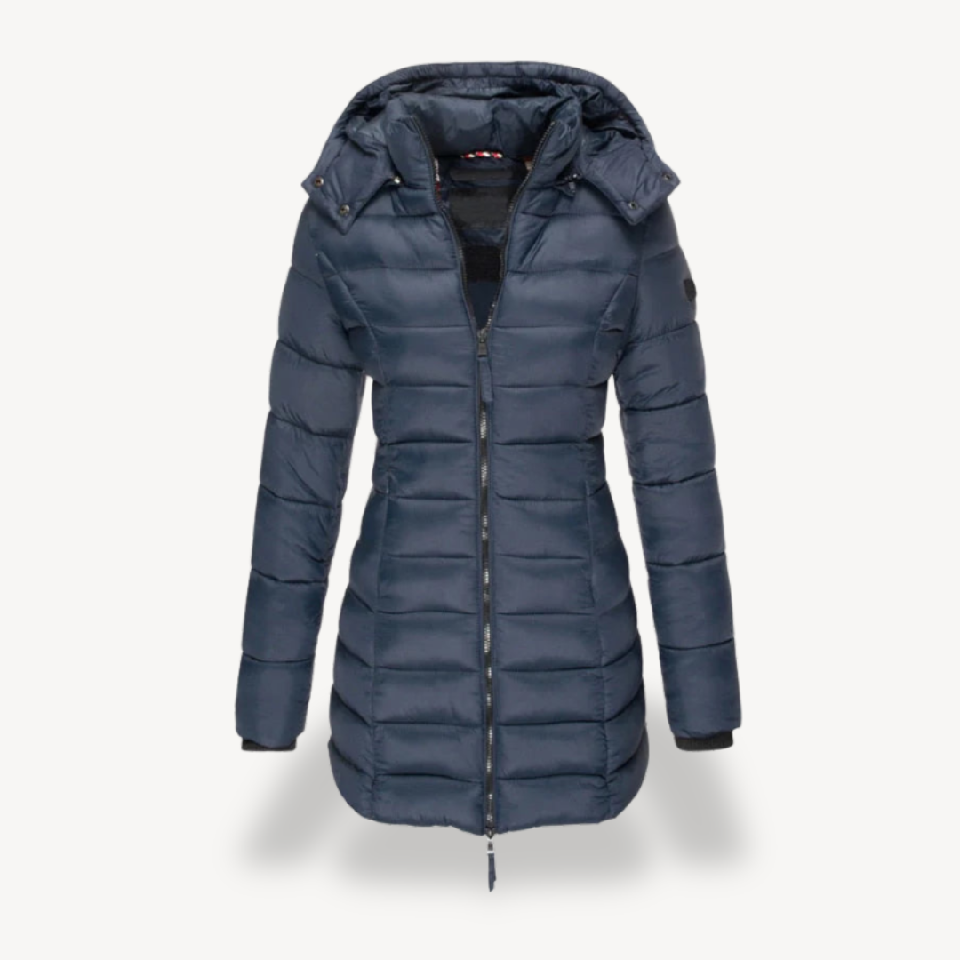 R&B | Damen Pufferjacke mit Kapuze
