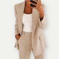 R&B | Damen Bequeme Blazer Set Formal