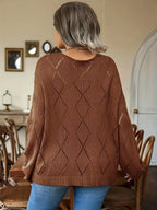 R&B | Damen Übergroßer Strickpullover In Übergröße
